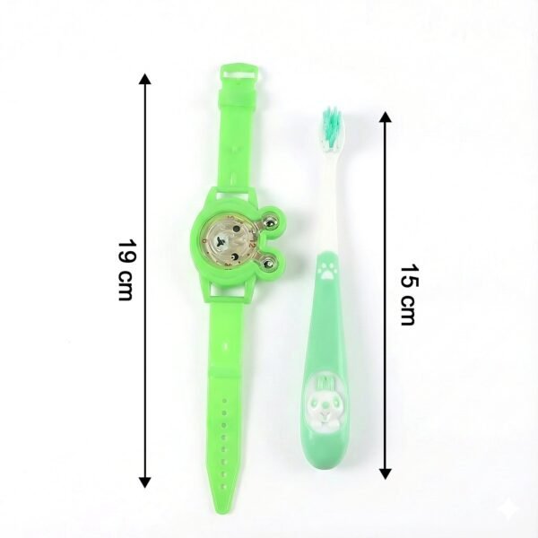 Brush-with-Watch-07.jpg Kids Toothbrush and Cartoon Watch Toy Set