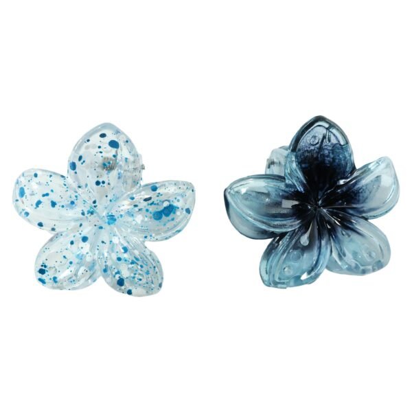 Elegant Floral Design Hair Clip (1 Piece, Mix Color)