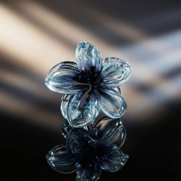 Elegant Floral Design Hair Clip (1 Piece, Mix Color)