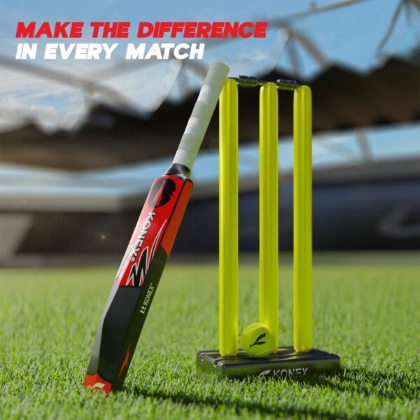 Lightweight Durable Plastic Cricket Bat (87 x 11 Cm / 1 Pc)
