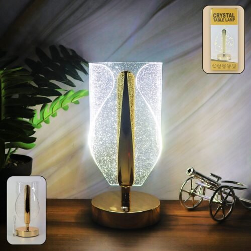 CRYSTALLAMP-WOSKU-01.jpg Luxury Crystal Table Lamp with USB Charging (1 Pc)