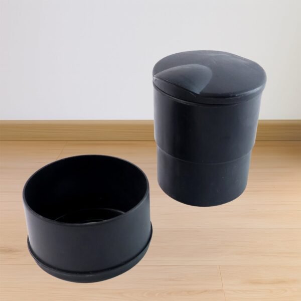 Premium Quality LED Illuminated Car Ashtray with Lid and Detachable Holder (1 Pc)