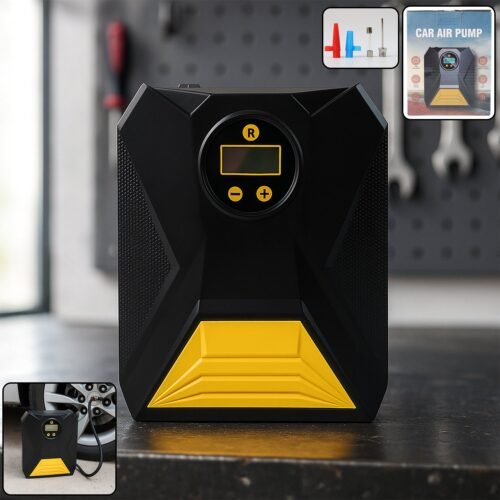 CarCompressor-WOSKU-01.jpg Mini Digital Portable Car Tyre Air Compressor - (1 Pc)