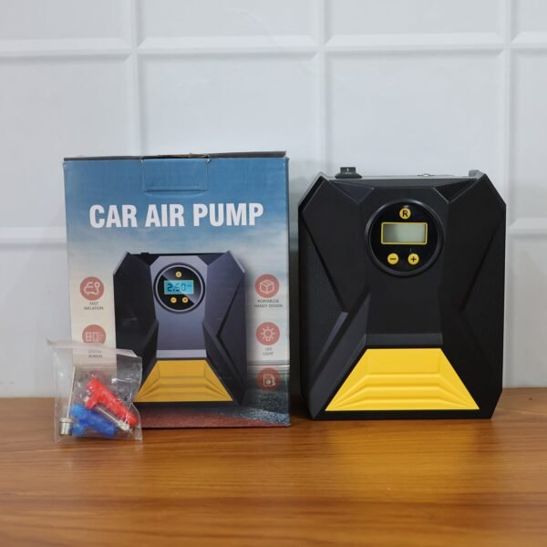 CarCompressor-live.jpg Mini Digital Portable Car Tyre Air Compressor - (1 Pc)