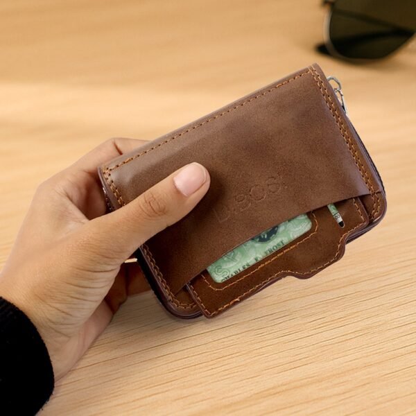 Card-Holder-Wallet-04.jpg Premium Multipurpose Zip Closure Card Holder Wallet (1 Pc)
