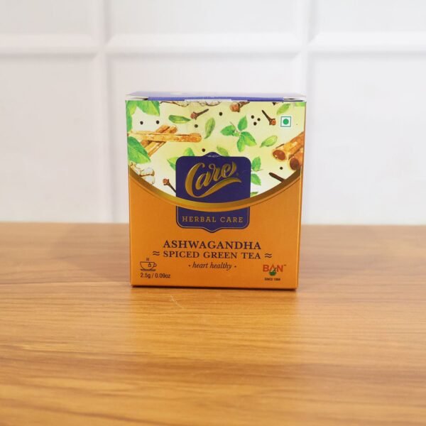 CareGreenTea-live.jpg Ashwagandha Spiced Green Tea (25 Gm, 1 Set)