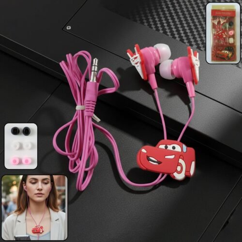 CarsEarphones-WOSKU-01.jpg Cartoon Character Wired In-Ear Earphones (1 Set)