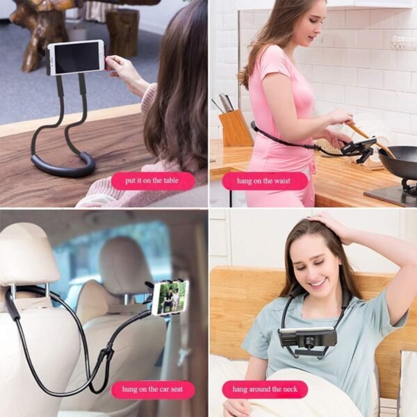 CellphoneHolder-03.jpg Neck Phone Holder & Desktop Lazy Stand - (1 Pc)