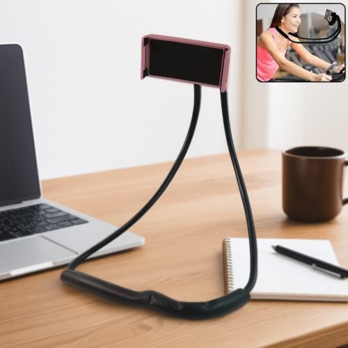 CellphoneHolder-WOSKU-01.jpg Neck Phone Holder & Desktop Lazy Stand - (1 Pc)