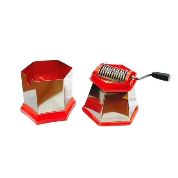 Manual Hexa-Style Hand-Operated Chilli Cutter (1 Pc)