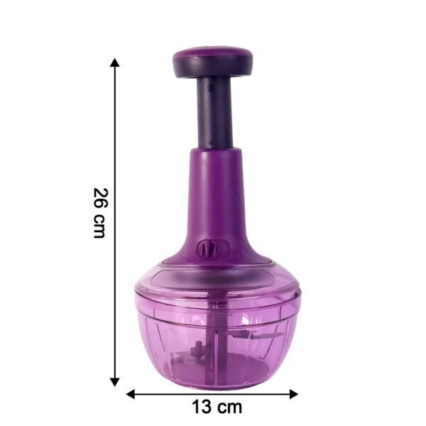 Choppert-05.jpg Supermom Manual Push Vegetable Chopper 650 ml - (1 Pc)
