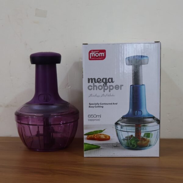 Choppert-06.jpg Supermom Manual Push Vegetable Chopper 650 ml - (1 Pc)