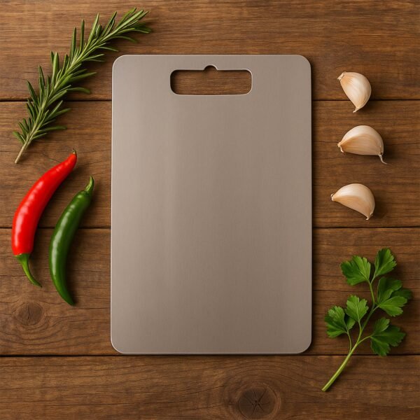 Apex Stainless Steel Multipurpose Small Chopping Cutting Board (210x320mm / 1 Pc)
