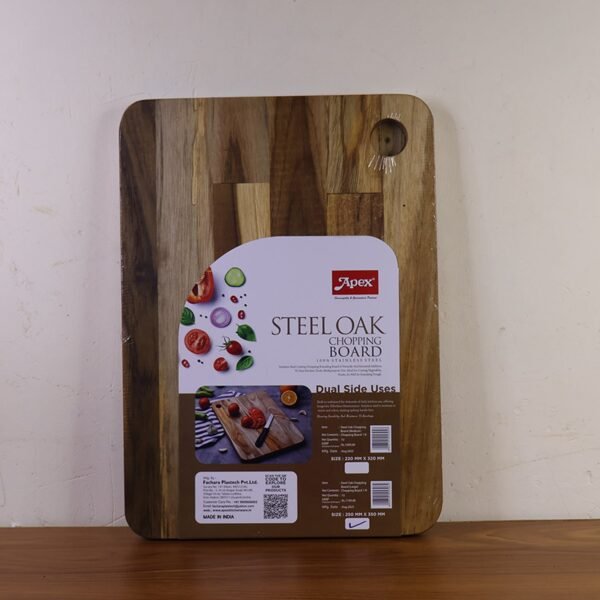 Apex Steel Oak Cutting Board with Wooden Handle (1 Pc)