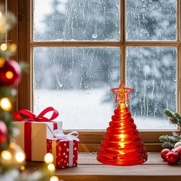 Premium LED Spiral Christmas Tree Decorative Night Lamp Set