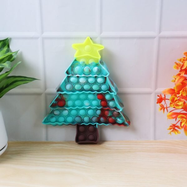 Premium Tree Shape Silicone Pop It Fidget Toy (1 Pc)