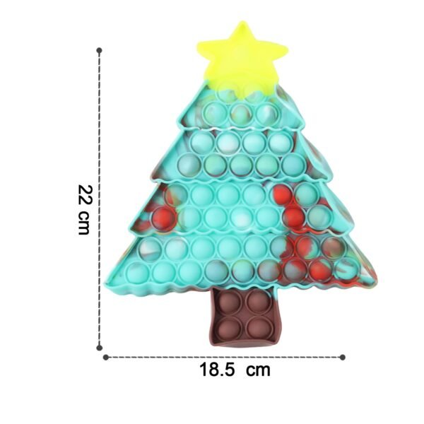 Premium Tree Shape Silicone Pop It Fidget Toy (1 Pc)