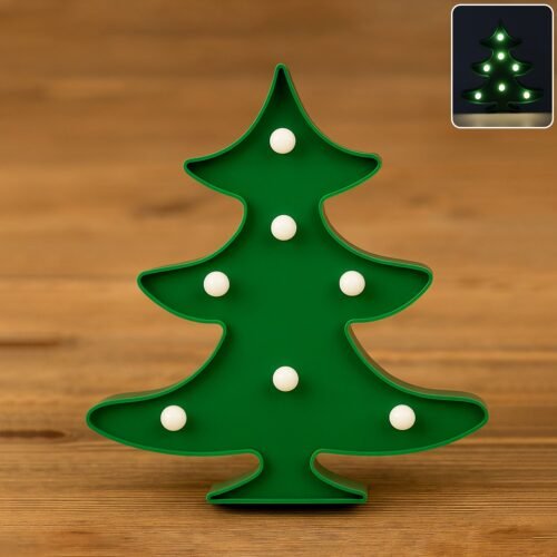 ChristmasTreeLight-WOSKU-01.jpg Christmas Tree Shape LED Decorative Night Light (1 Pc)