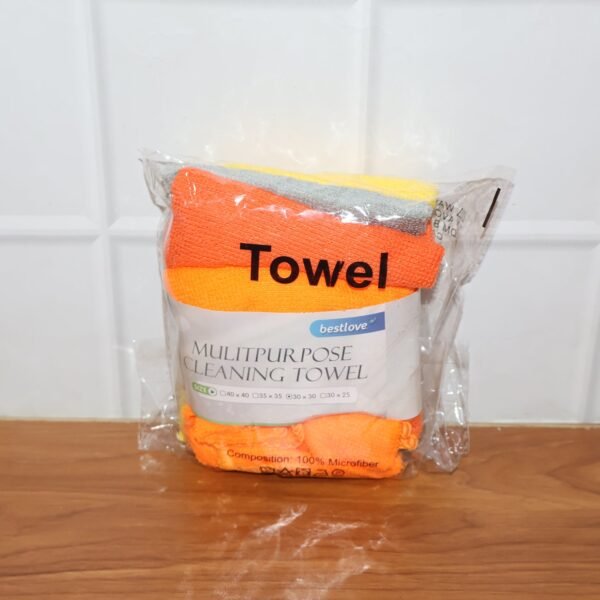 Multipurpose Microfiber Cleaning Cloth (30x30cm & 5 Pc)