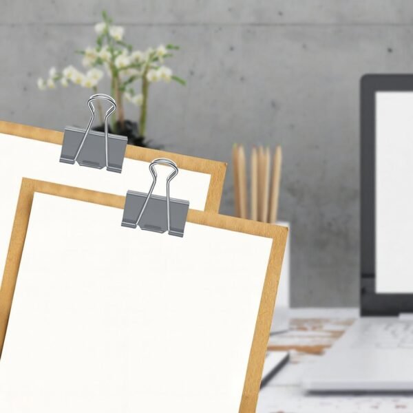 Clips-04.jpg Heavy-Duty Foldback Binder Clip - (1 Pc)