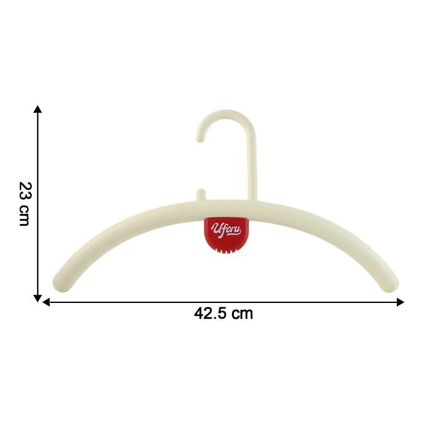 Clothes-Hanger-06.jpg Multipurpose Anti-Slip Plastic Clothes Hanger with Fragrance Holder (1 Pc)
