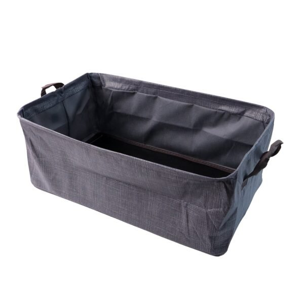 Clothing-Storage-Box-05.jpg Foldable Cloth Storage Organizer Bag With Handles (Approx 46x27Cm1Pc)