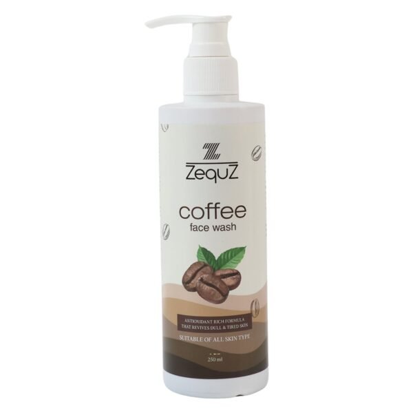 CoffeeFaceWash-04.jpg Zequz Coffee Face Wash - (1 Pc / 250 ML)