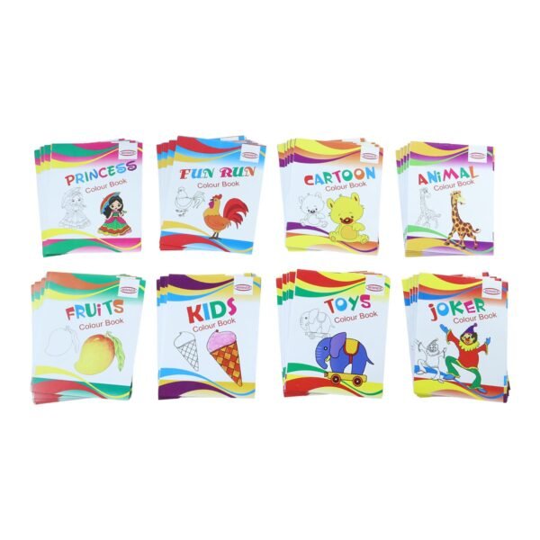 Kids Educational Colouring Book Set (40 Pieces Set)