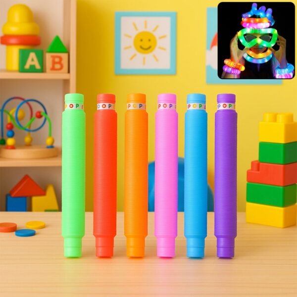 Colourful-Tubes-Sensory-01.jpg LED Glow Pop Tube Fidget Toy (Mix Color / 1 Pc)