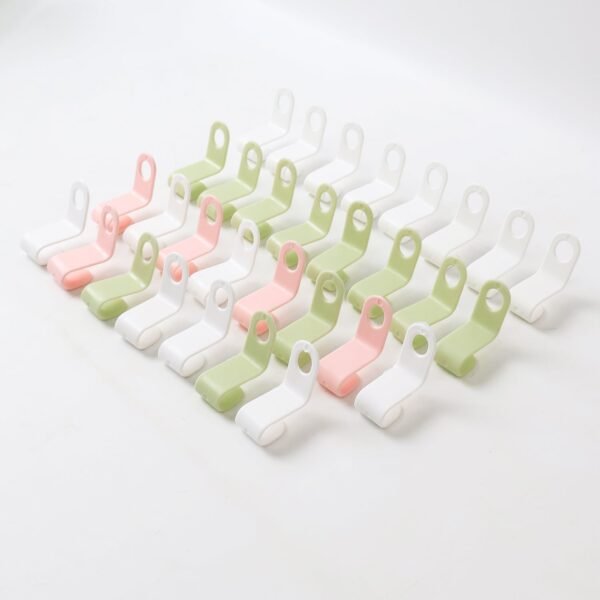 Multi-Color Hanger Connector Hooks (30 Pc)