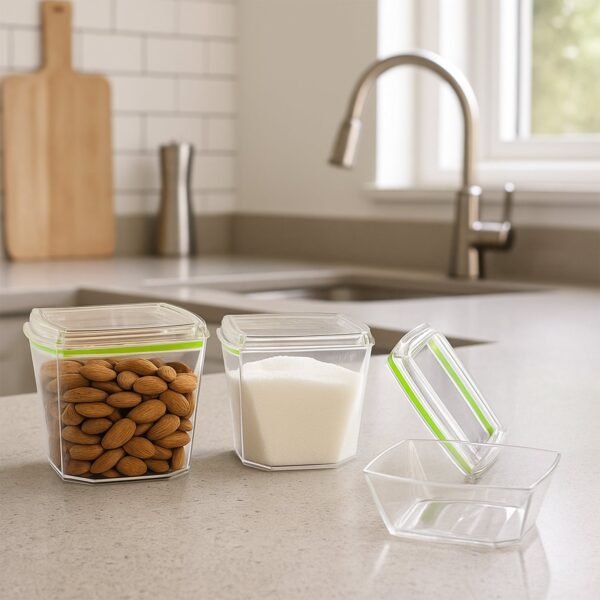 Food Storage Container Set with Leak-Proof Lid (500 ML / 2 Pc)