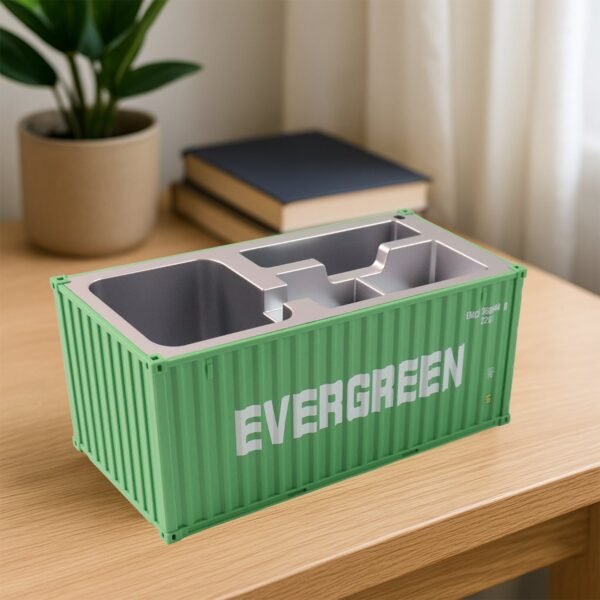 ContainerPenHolder-05.jpg Container-Style Multi-Compartment Desk Organizer (1 Pc)