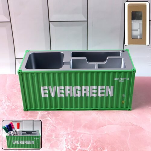 ContainerPenHolder-WOSKU-01.jpg Container-Style Multi-Compartment Desk Organizer (1 Pc)