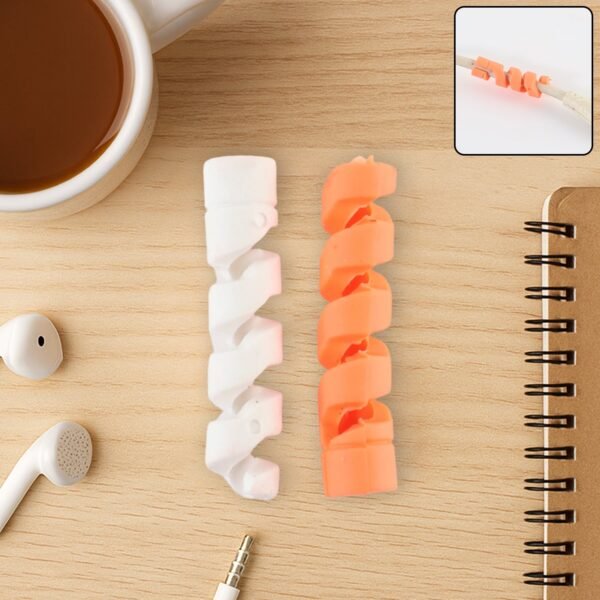 CordProtective-WOSKU-01.jpg Anti-Fray Spiral Cable Protector - (2 Pc / Set)