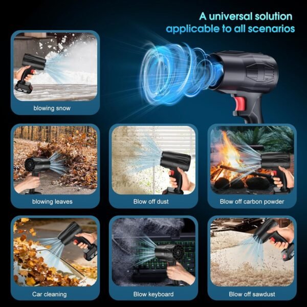 CordlessLeafBlower-06.jpg High-Power Cordless Leaf Blower Fan with Rechargeable Battery (1 Pc)