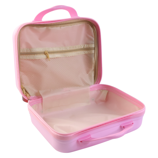 CosmeticBag-04.png 3-Digit Number Lock Kids Bear-Shaped Hard Shell Storage Carry Case with Handle