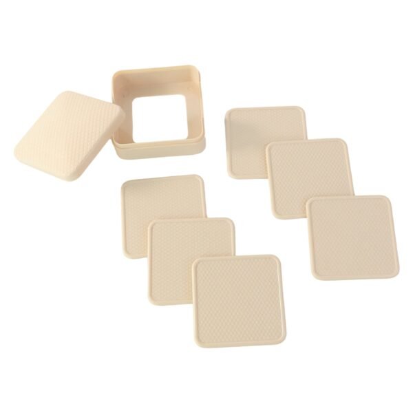 CosterSet-03.jpg Ganesh Premium Square Coasters with Storage Box (6 Pc / Set)