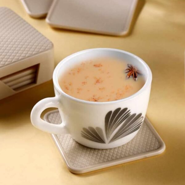CosterSet-04.jpg Ganesh Premium Square Coasters with Storage Box (6 Pc / Set)