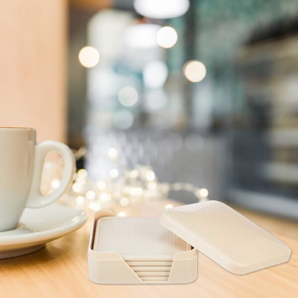 CosterSet-05.jpg Ganesh Premium Square Coasters with Storage Box (6 Pc / Set)