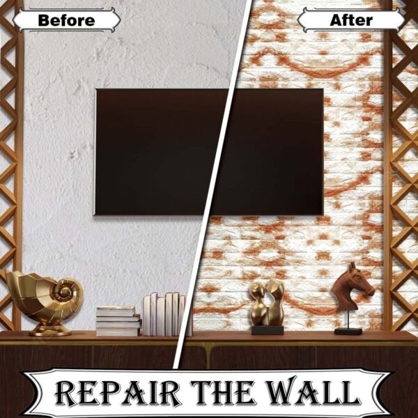 Wallpaper 3D Foam Wallpaper Sticker Panels (78 x 70 Cm / 1 Pc)