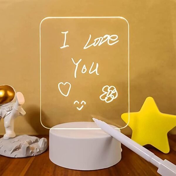 CreativeLamp-02.jpg LED Acrylic Message Board Night Lamp