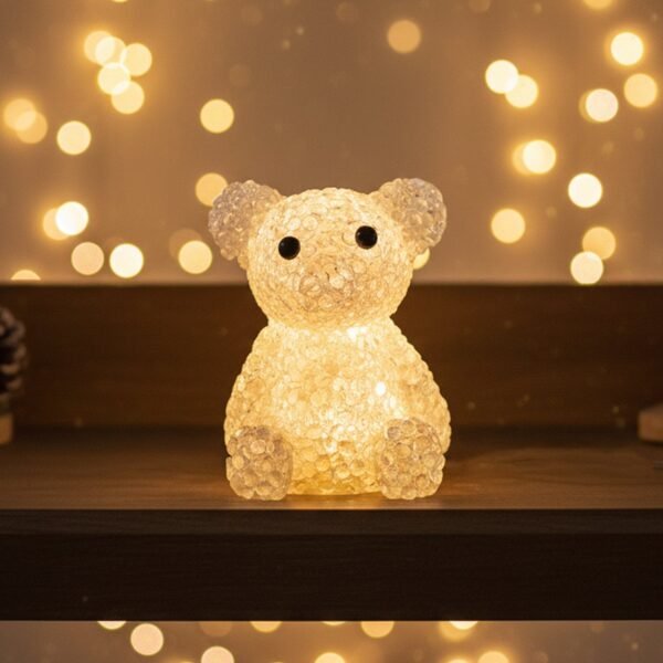 Crystal-LED-Night-Light-Lamp-02.jpg Bear Decorative LED Night Lamp with Color-Changing Glow (1 Pc)