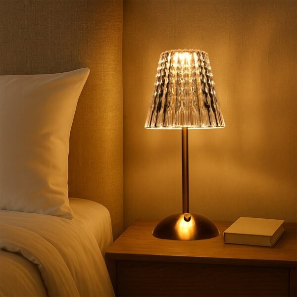 Crystal-Table-Lamp-03.jpg Premium Elegant Shade Crystal Table Lamp (1 Pc)