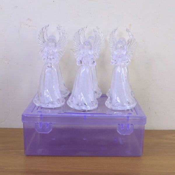 CrystalAngelLEDLighted-Liveimage.jpg LED Angel Decorative Lights (6 Pc / Set)