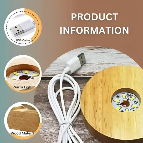 CrystalBall-03_2a1f8516-65b5-4a3b-8a8a-c72425c8ded1.jpg 3D Crystal Ball lamps for Bedroom 3D Lamps for Home Decoration 3D Crystal Ball Night Light Gifts for Women Gifts for Men Room Decor Items for Bedroom for Friend and Family (1 Pc)