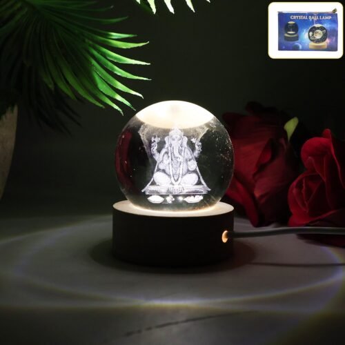 CrystalBall-WOSKU-01_ff739714-0870-4285-bef5-49bddf4f63e4.jpg 3D Crystal Ball lamps for Bedroom 3D Lamps for Home Decoration 3D Crystal Ball Night Light Gifts for Women Gifts for Men Room Decor Items for Bedroom for Friend and Family (1 Pc)