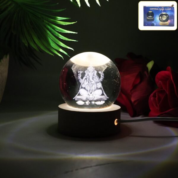CrystalBall-WOSKU-01_ff739714-0870-4285-bef5-49bddf4f63e4.jpg 3D Crystal Ball lamps for Bedroom 3D Lamps for Home Decoration 3D Crystal Ball Night Light Gifts for Women Gifts for Men Room Decor Items for Bedroom for Friend and Family (1 Pc)