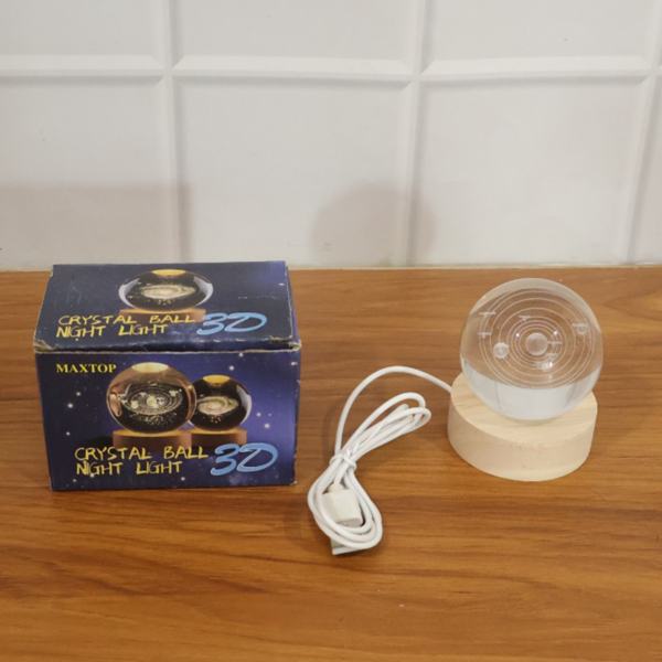 CrystalBall-live.png 3D Crystal Ball Night Lamp (1 PC)