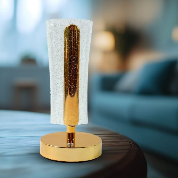 CrystalLamp2-03.jpg Crystal Table Lamp Sparkle Design Golden Base LED Decorative Bedside Lamp