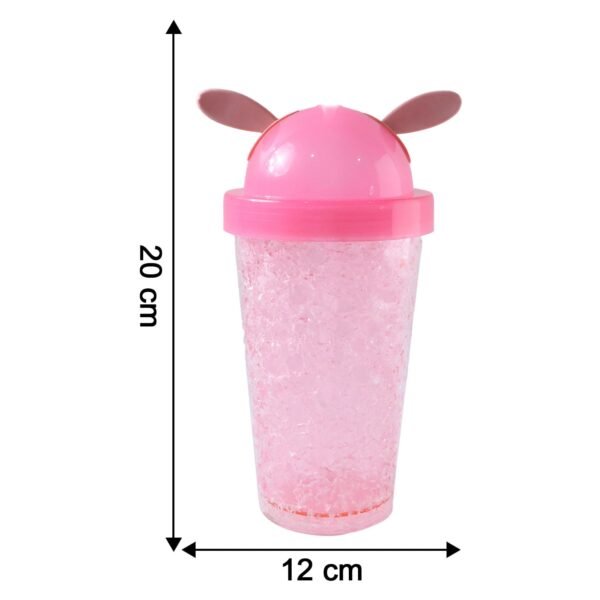 Cute Bunny Ear Design  Tumbler Sipper Bottle (500 ML, 1 Pc)